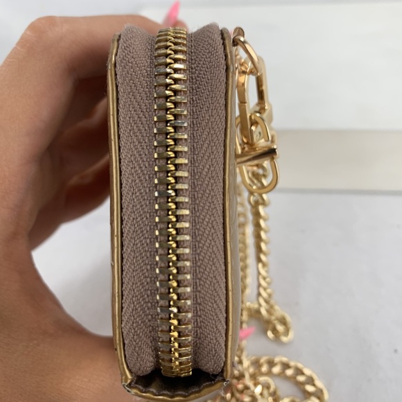 DIOR Trotter Patent Leather Zip Wallet on Chain - Picture 6 of 11